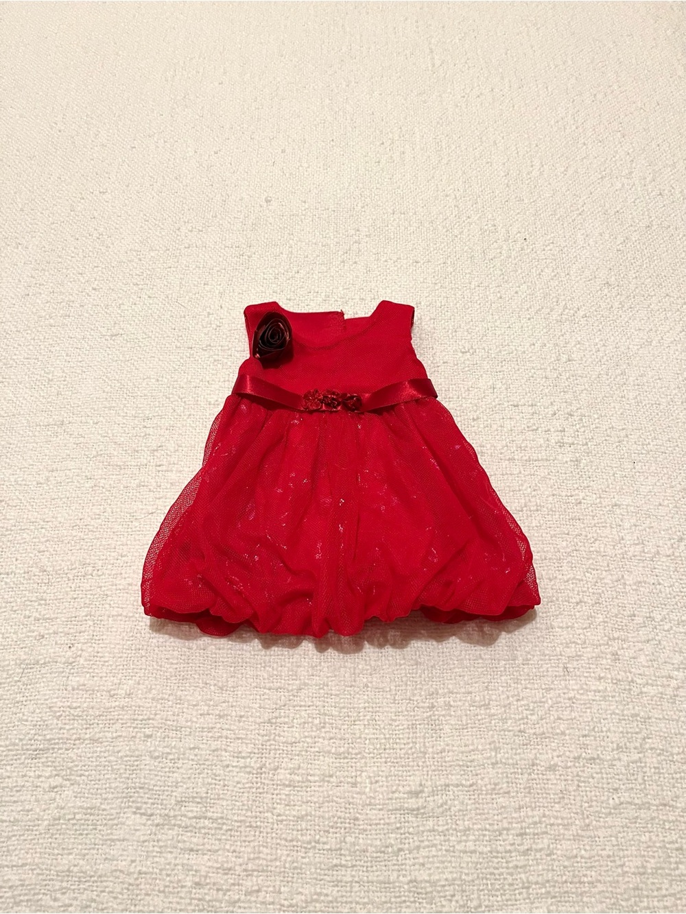 American Girl Doll 18" 2013 Sparkle Party Red Bubble Dress Only Truly Me Edition
